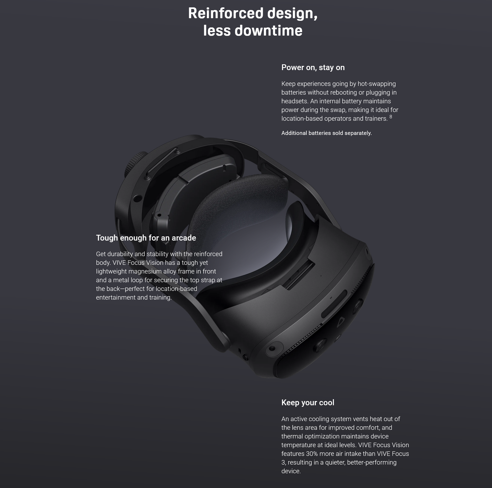 HTC Vive Focus Vision — Mixed Reality and PC VR Headset