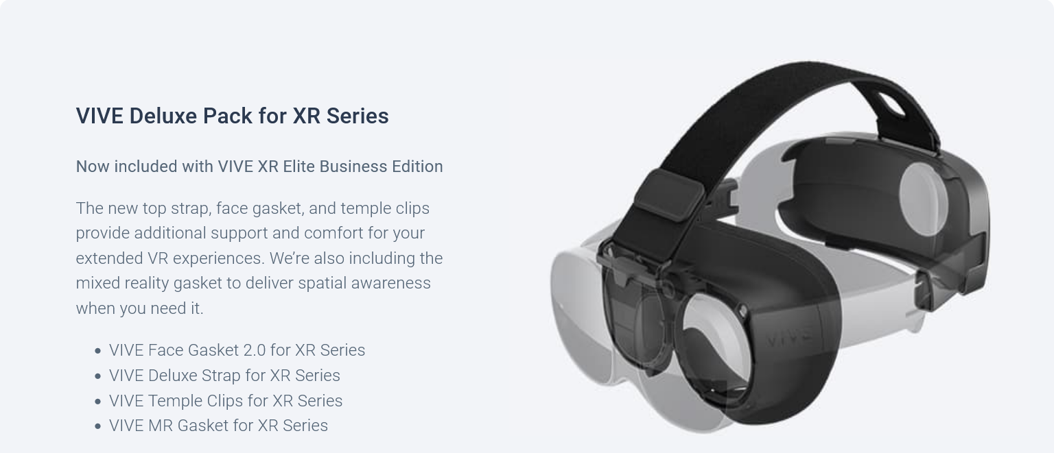 VIVE XR Elite Virtual Reality Headset | Dell USA