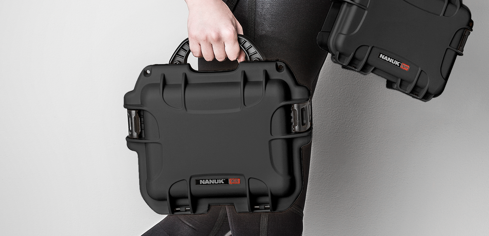 Nanuk 905 Waterproof Hard Case with Foam Insert - Black - Micro Center