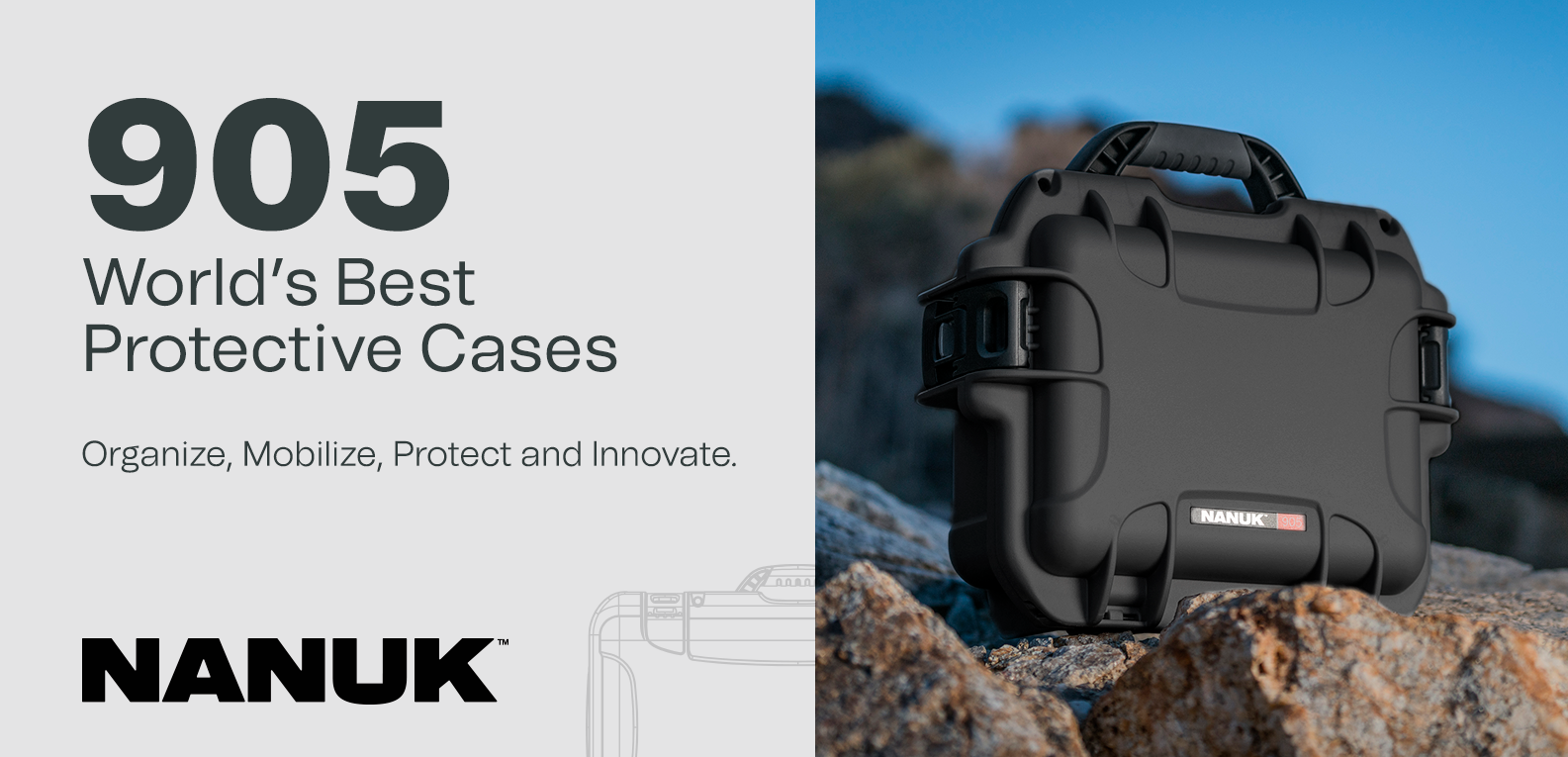 NANUK 905 Pro Photo Kit Case | UK Best Seller | Free Delivery