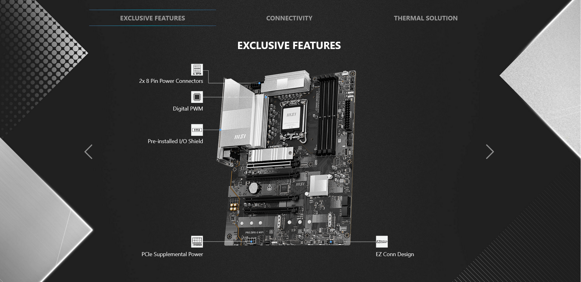 Motherboard MSI PRO Z890-S WIFI Socket LGA1851 ATX