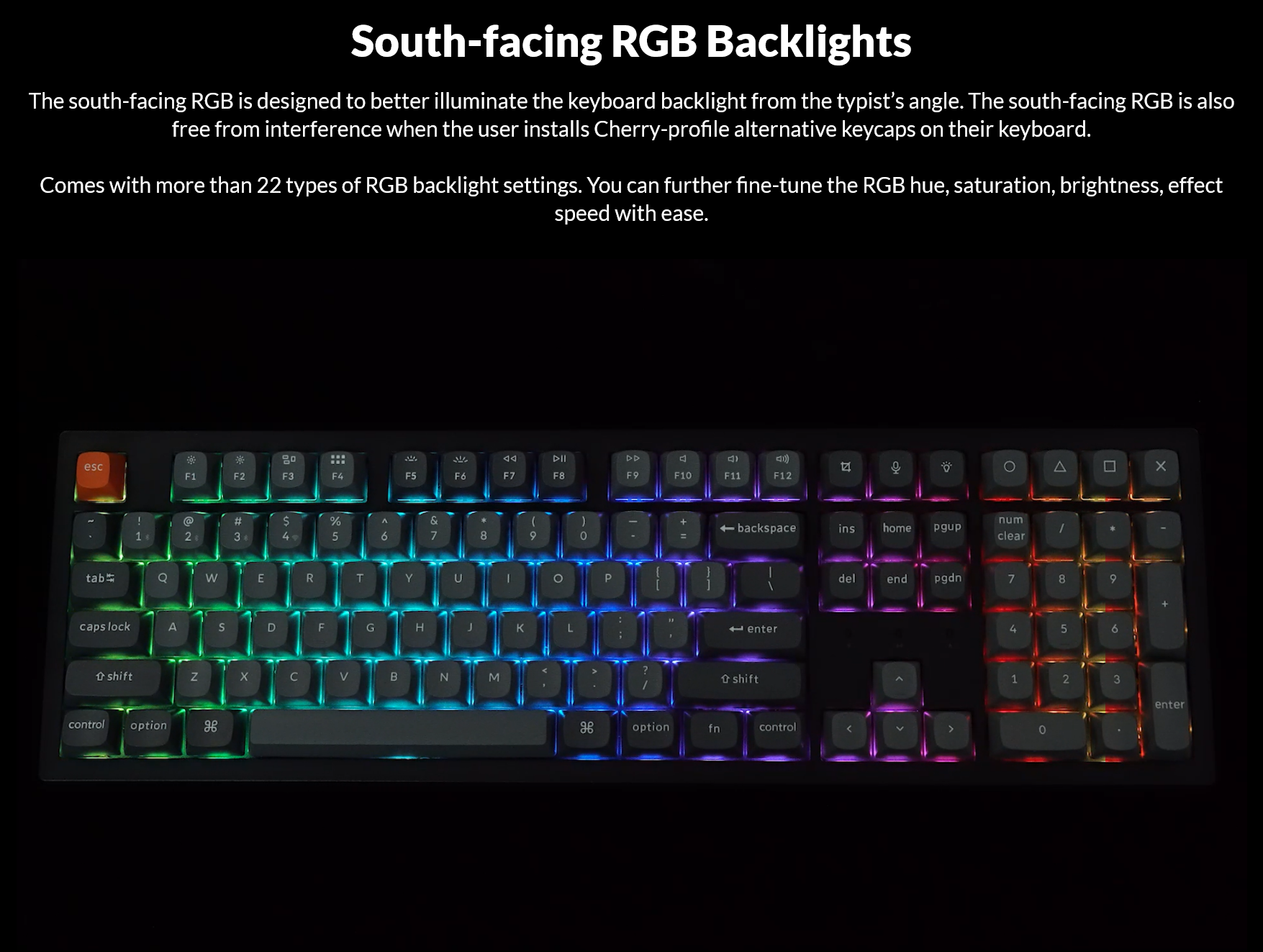 Keychron K10 Max Wireless Mechanical Keyboard - Black; Red Switch