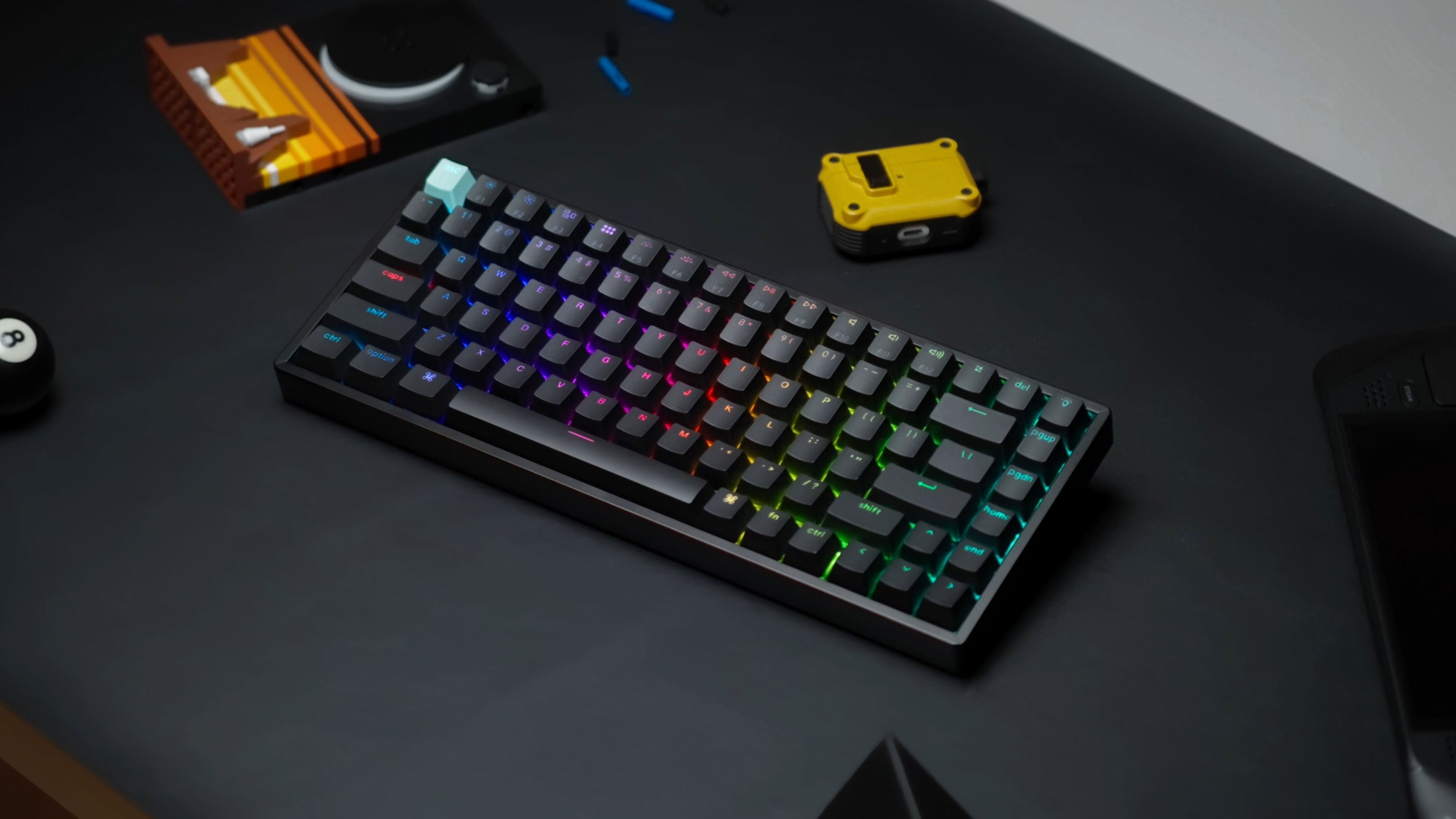 Keychron K2 HE Swappable RGB Magnetic Keyboard - White (Special