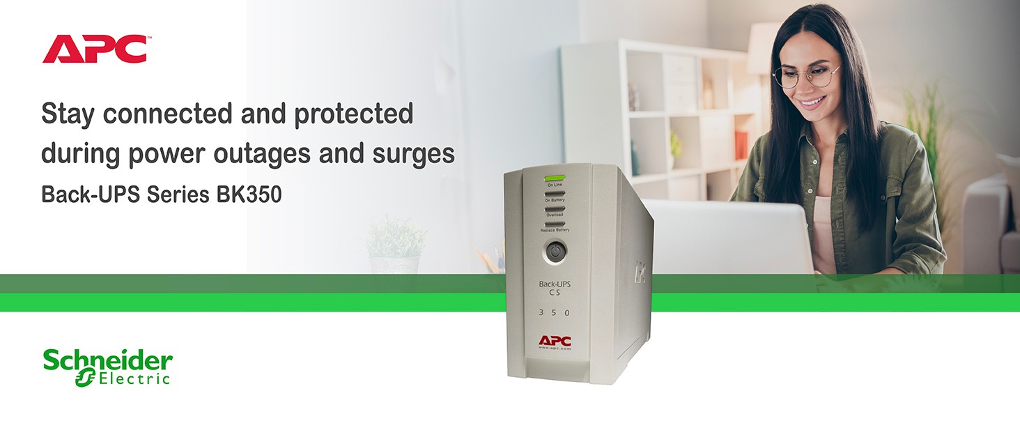 Stay connected and protected during power outages and surges with back-UPS series