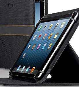 <b>  Easy Viewing Angles   </b></br> 

 With the Solo Urban Universal Fit Tablet case, finding a good viewing angle is never an issue. The case can be adjusted to two viewing angles to help minimize glare and maximize function. 

