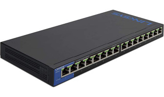 LINKSYS LGS116P 16-PORT BUSINESS DESKTOP GIGABIT POE+ SWITCH
