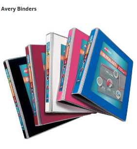 From Ultralast and Heavy-Duty to Durable View and Designer, Avery offers binders to fit every need. Great for organizing papers at home, school and work.

