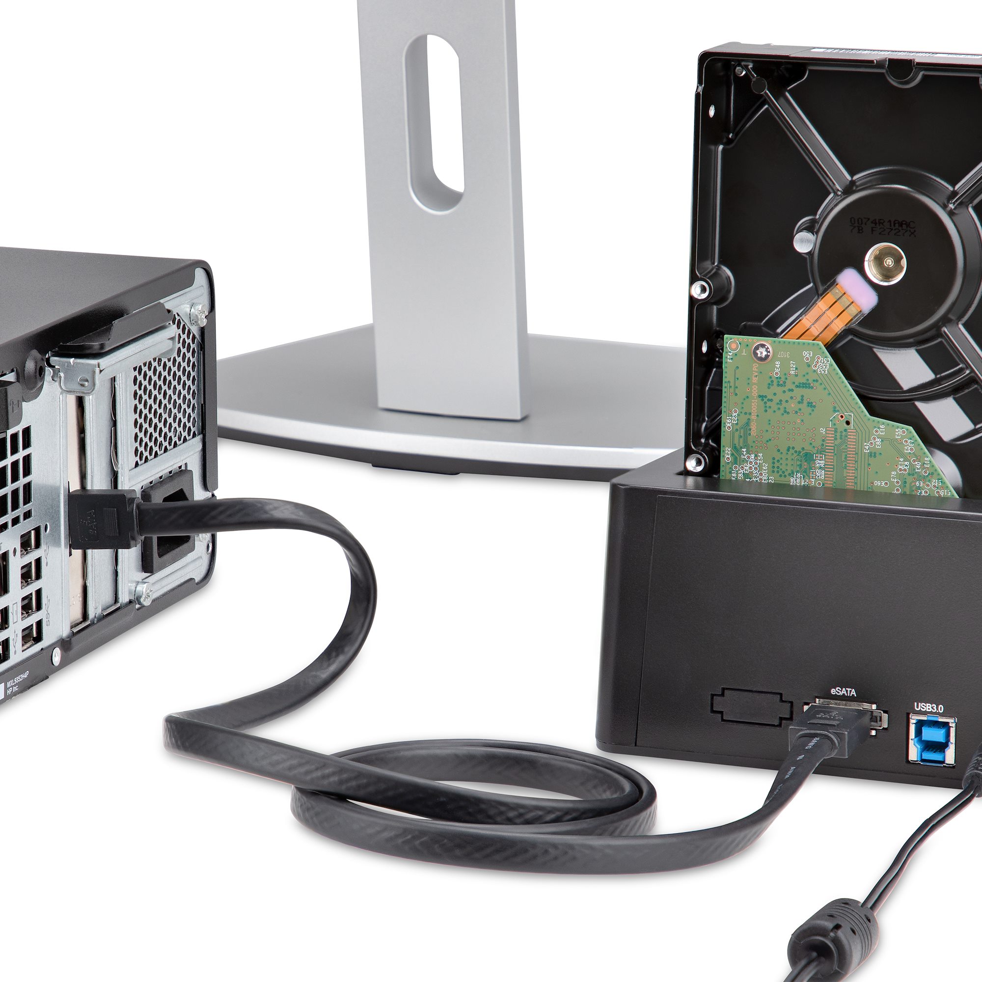 Inateck FD2005 - Docking Station USB 3.0 Per HDD E SSD SATA Da 2.5 E 3.5 Pollici, Con Cloning Offline E Supporto Fino A 20 TB, Stile Gaming