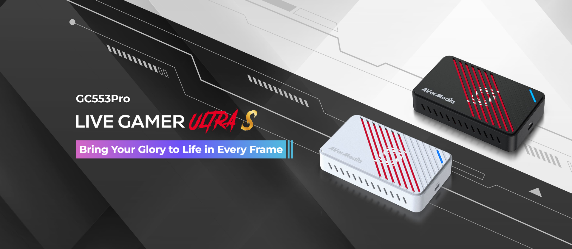 AverMedia Technologies Live Gamer ULTRA S GC553PRO - Black - Micro