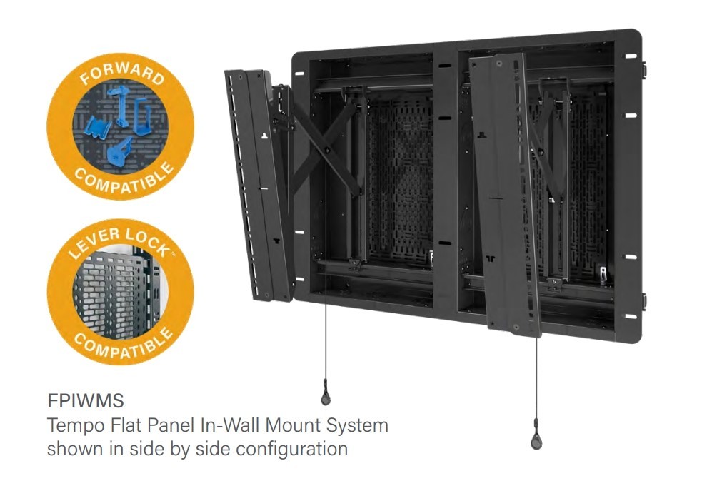 その他 Chief TS110SU flat panel wall mount Chief Tempo Flat Panel In-Wall Mount System, All-In-One Mounting