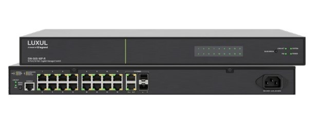 Luxul SW-505-16P-R Networking Switches
