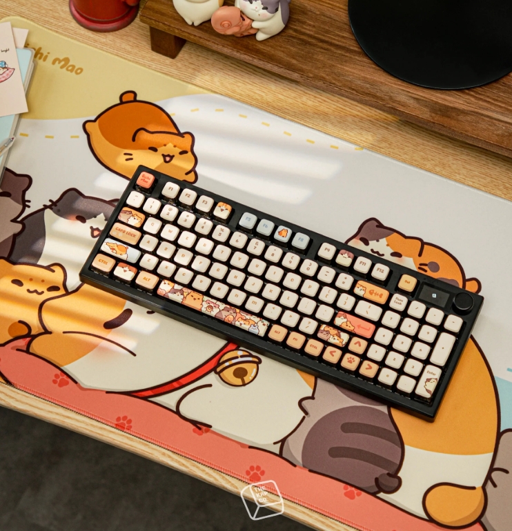 The KapCo x Bichi Mao Kawaii Sleeping Cat Mouse Pad - Micro Center