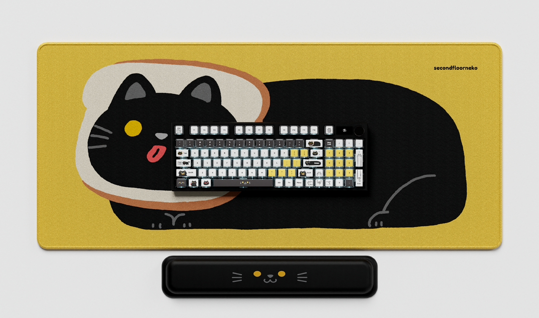 ✮☆Chappy★✡様 The KapCo Bichi Mao Kawaii Sleeping Cat Keycaps, PC PBT ASA