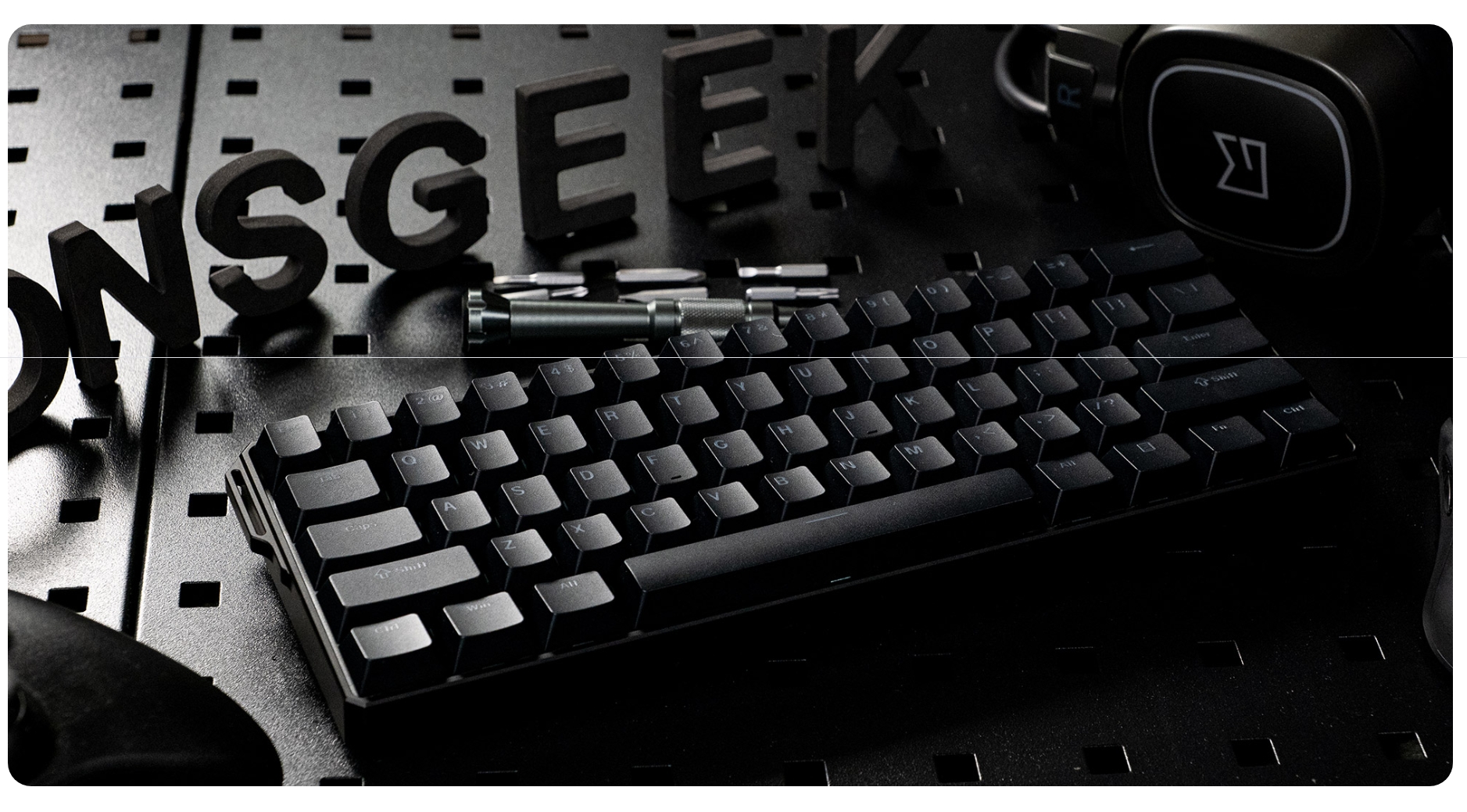MonsGeek FUN60 Ultra Magnetic Switch Gamming Keyboard - Black