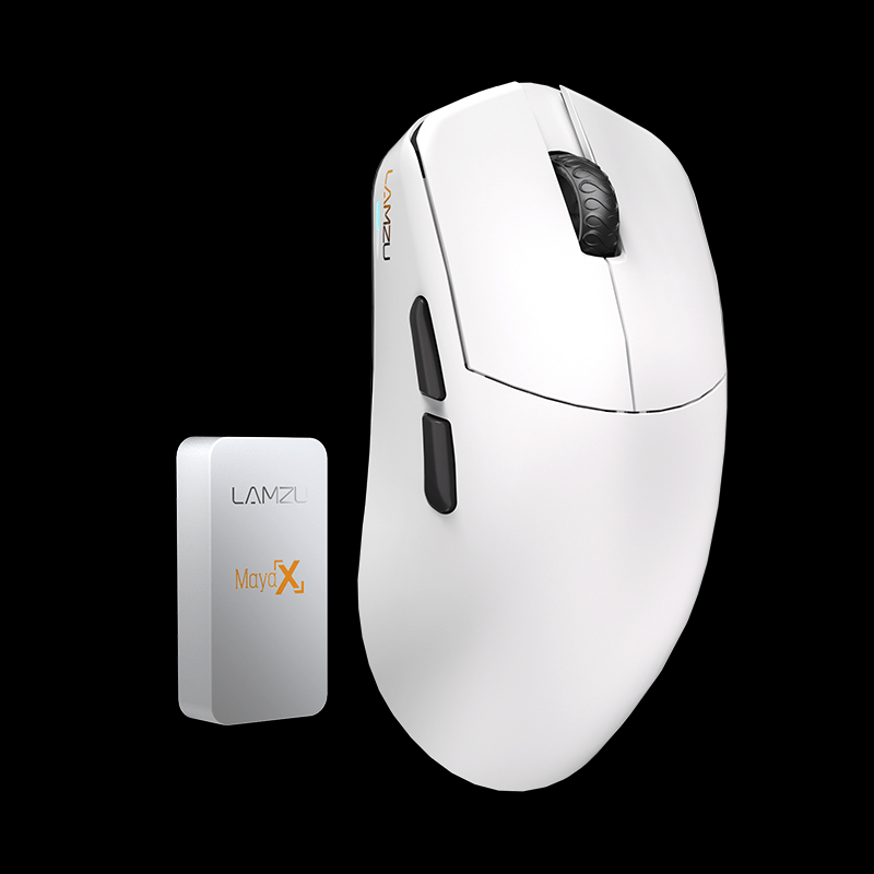 ホワイト ワイヤレスマウス Lamzu MAYA X Wireless Gaming Mouse - White - Micro Center
