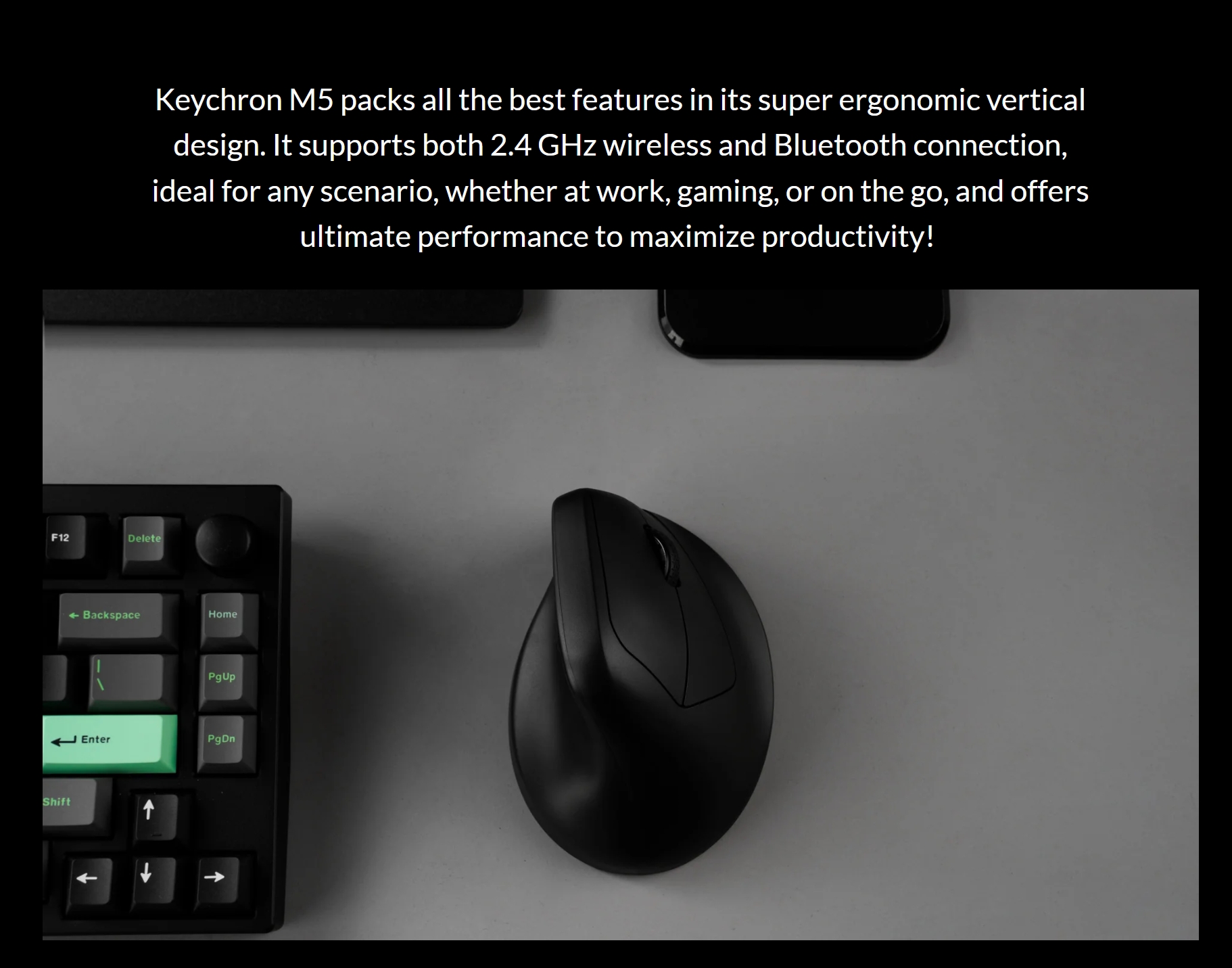 マウス・トラックボール Keychron M5 8Khz マウス・トラックボール Keychron M5 8Khz 新製品紹介】Keychron M5