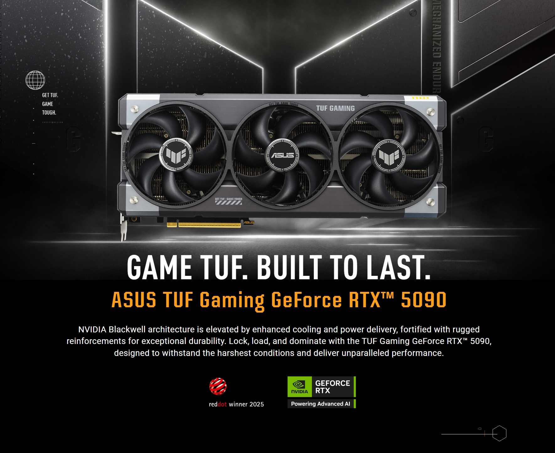 ASUS TUF Gaming GeForce RTX 5090 32GB GDDR7 OC Edition TUF-RTX5090