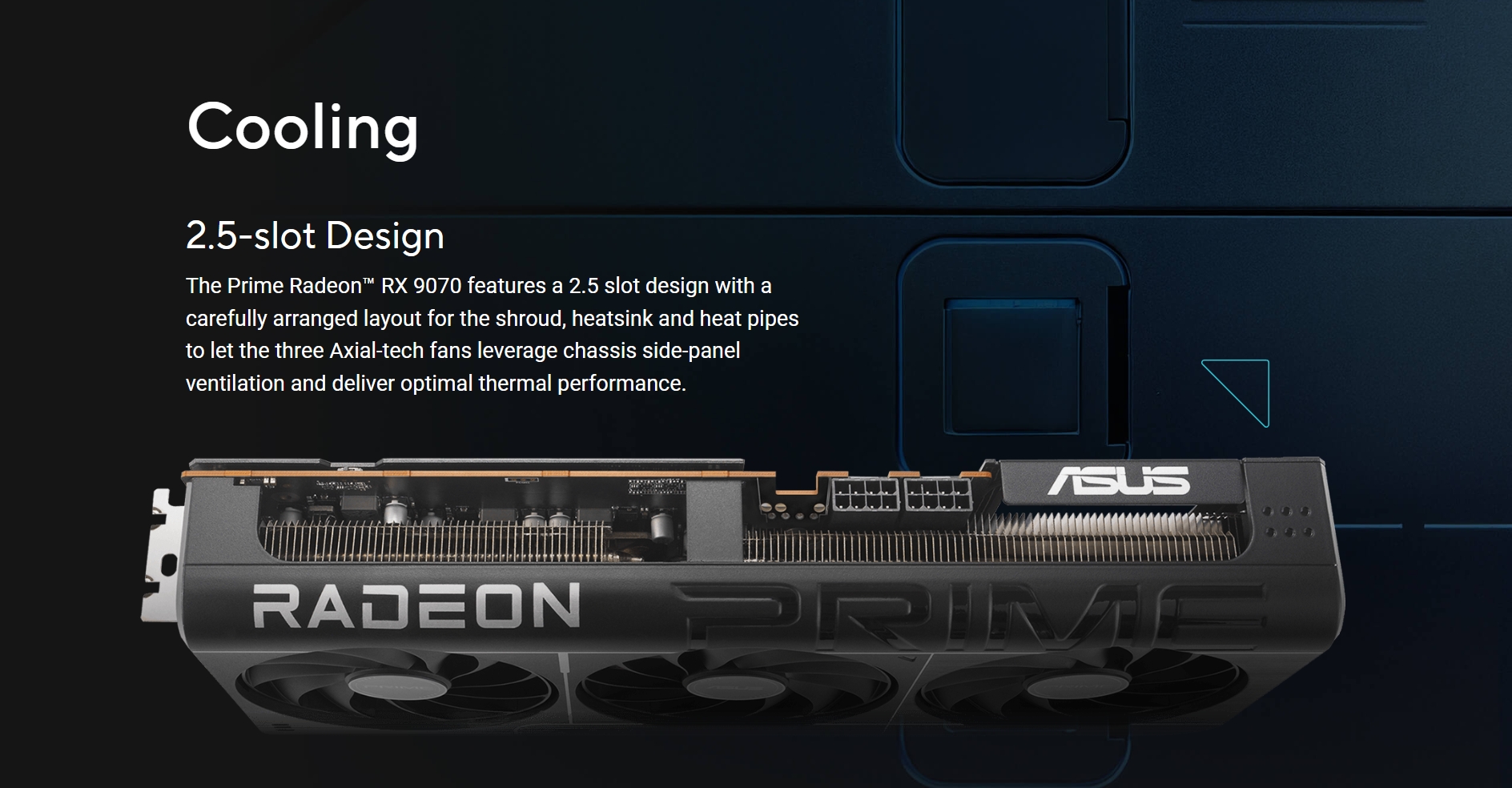 ASUS PRIME-RX9070-O16G Prime Gaming Radeon RX 9070 OC Edition 16GB