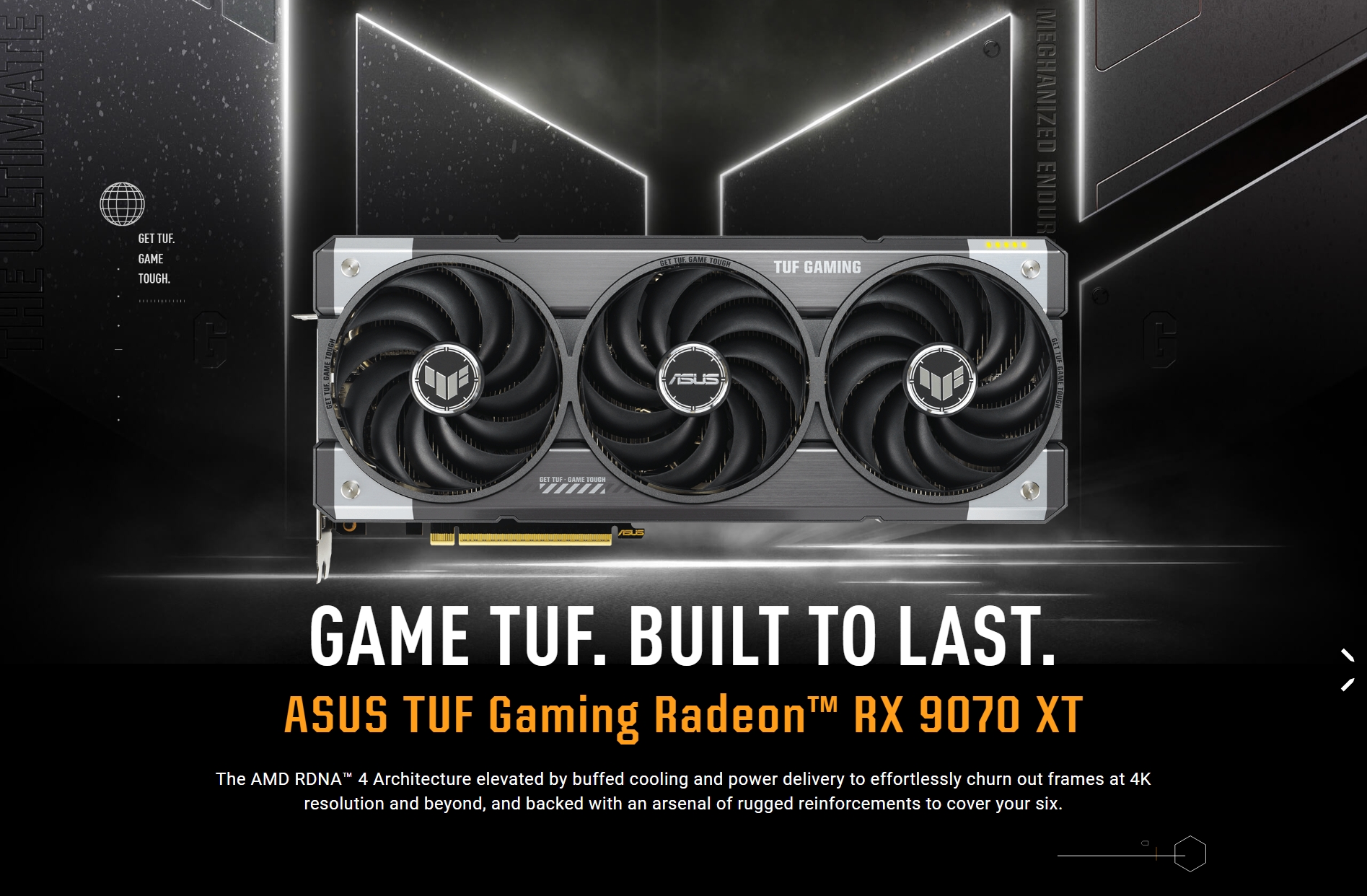 ASUS TUF-RX9070XT-O16G-GAMING TUF Gaming Radeon RX 9070 XT OC
