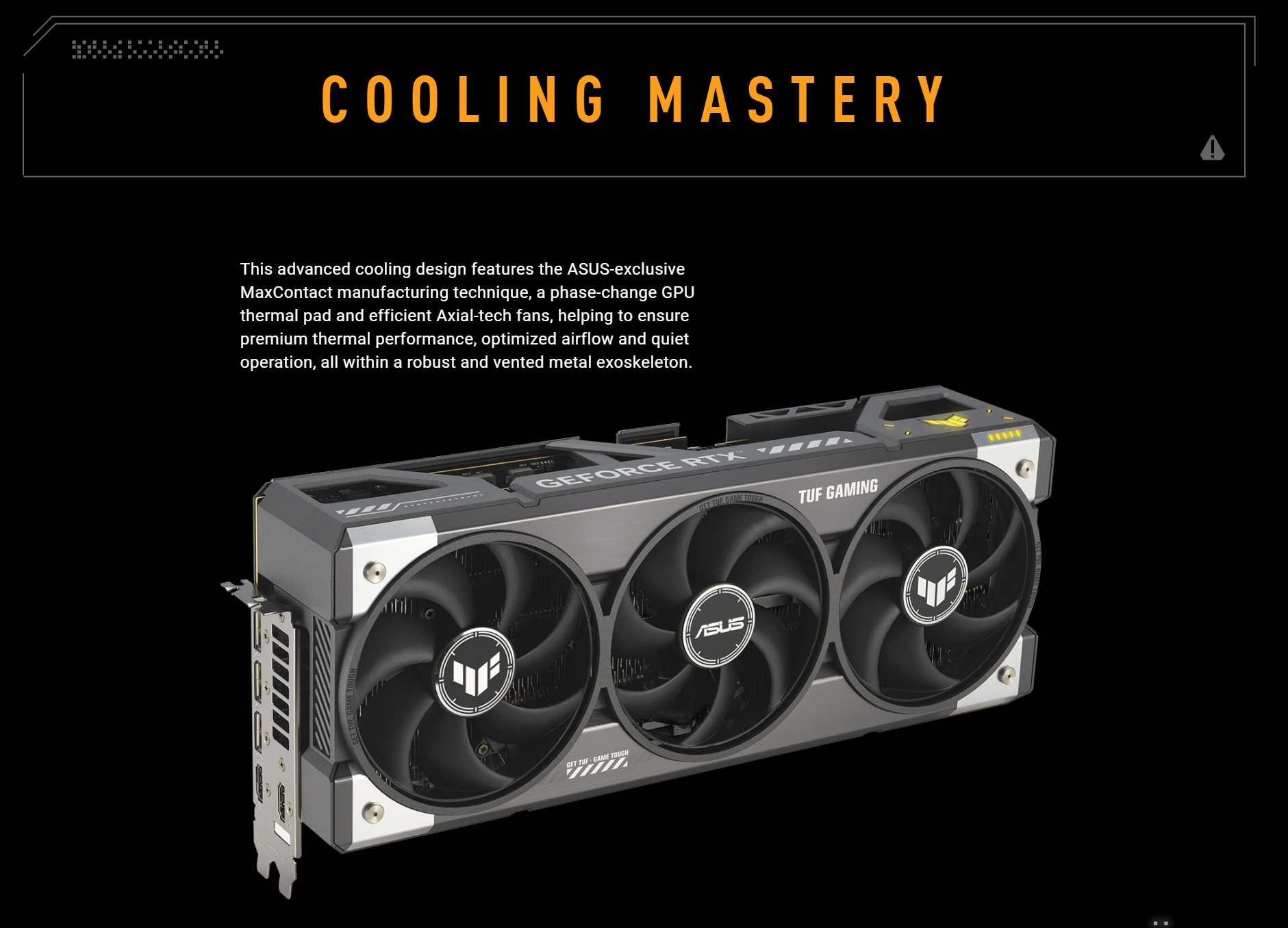 ASUS TUF Gaming GeForce RTX 5080 16GB GDDR7 OC Edition TUF