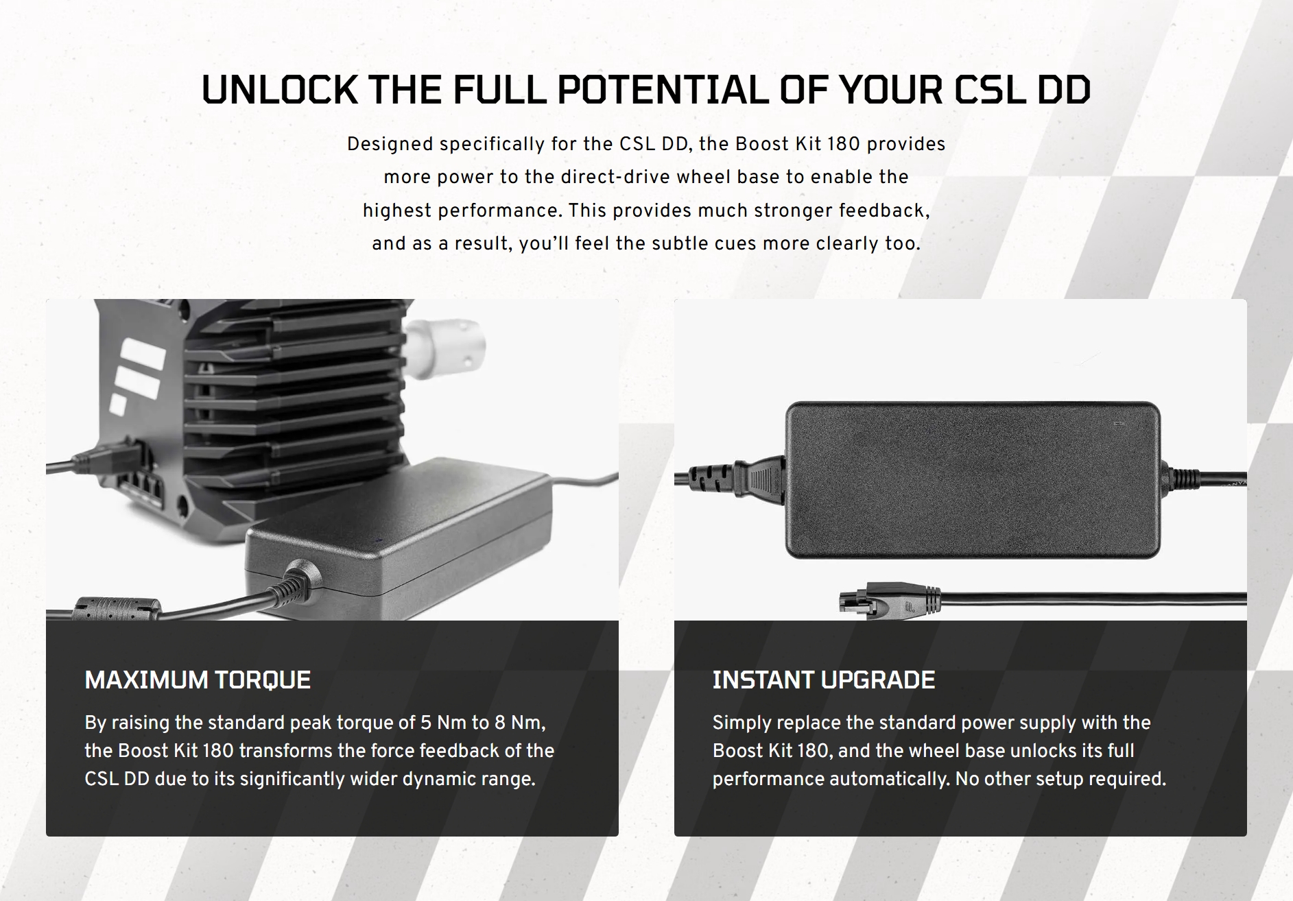 Fanatec Boost Kit 180 (8 Nm) - Micro Center