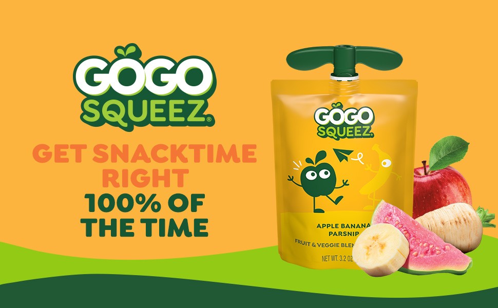 GoGo squeeZ Fruit & VeggieZ No Sugar Added Apple Carrot Mixed