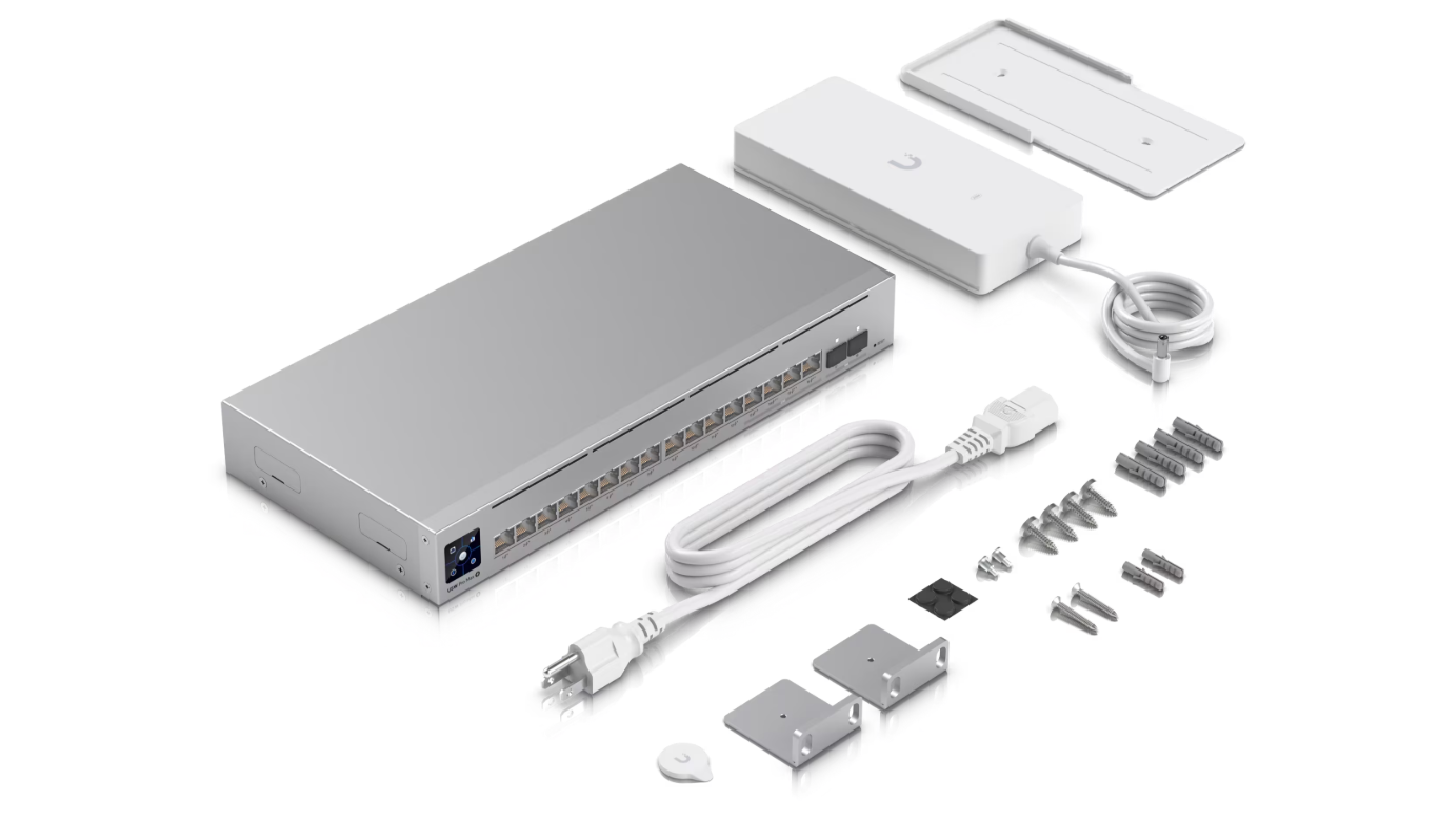 Ubiquiti Pro Max 16 PoE 2.5G / 1G Managed Network Switch with