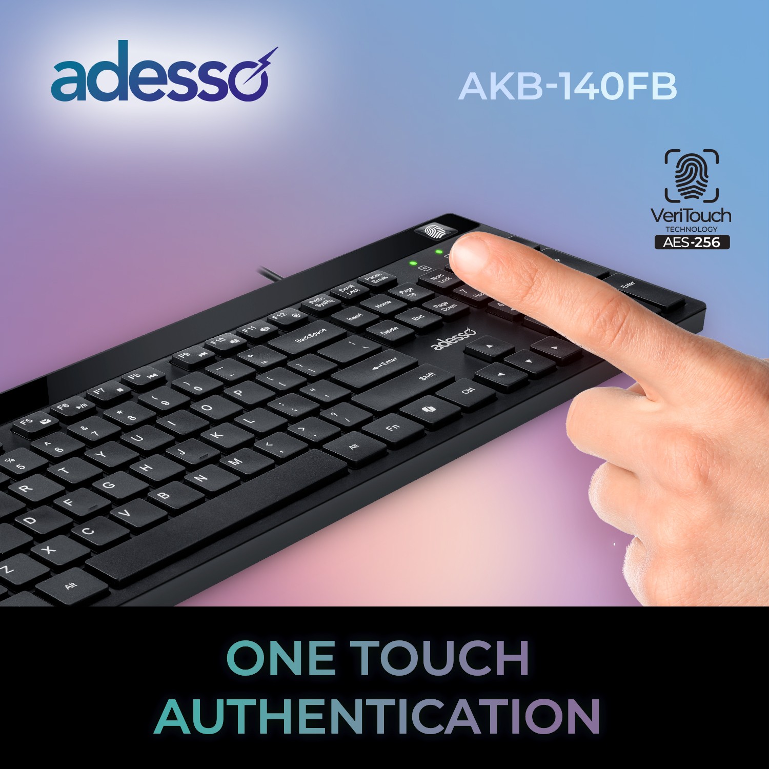 Built-in Fingerprint Reader