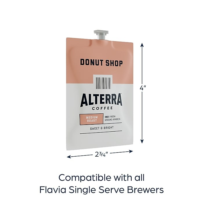 Flavia Freshpack Alterra Donut Shop Coffee - Coffee | Lavazza