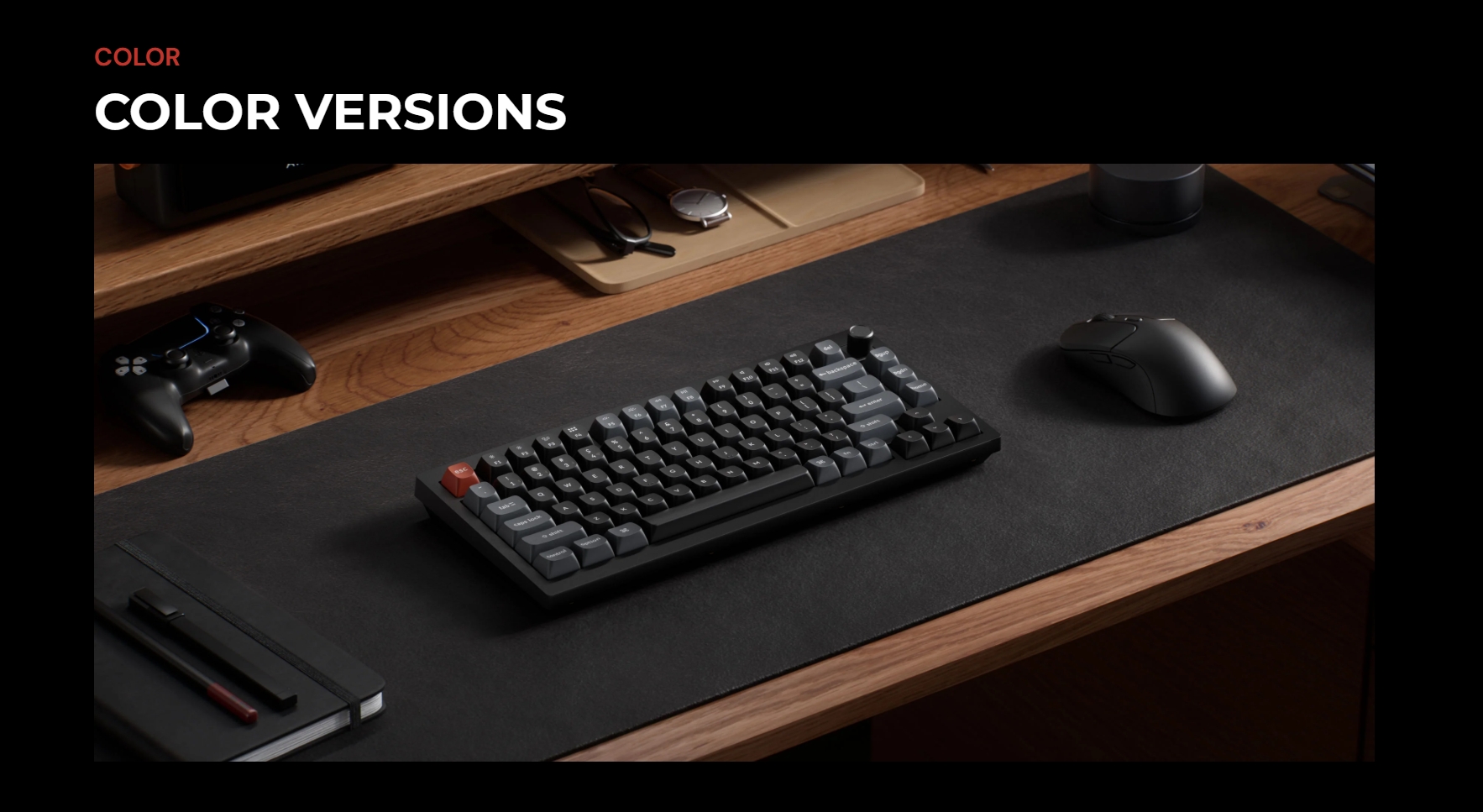 Keychron V1 Ultra 8K Wireless Mechanical Keyboard, Banana Silk POM