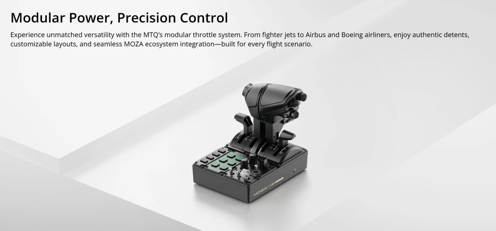 Moza MTQ Throttle Panel - Micro Center