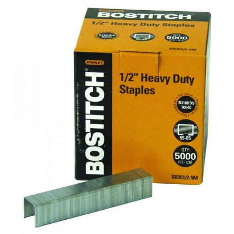 Premium Heavy Duty Staples, 1/2