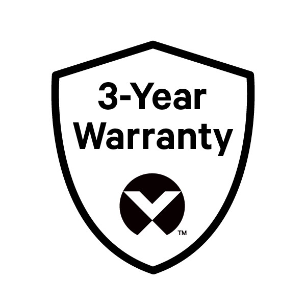 3-Year Warranty: The Vertiv PowerUPS 100 Standby series (VRLA) comes with a 3-year, full-unit and battery coverage.