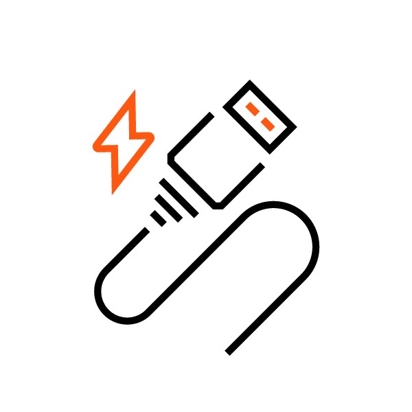 USB Charging: Charge mobile devices directly from the unit with integrated USB A and USB C ports, plus optional Power Assist 