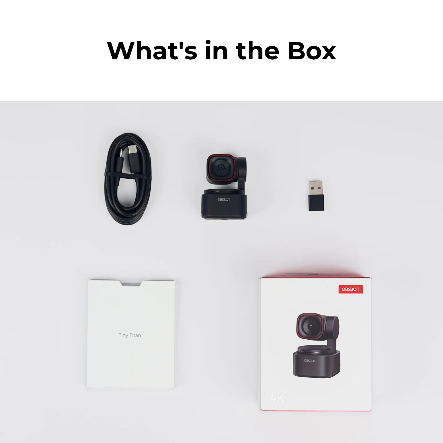 OBSBOT Tiny 3 Lite AI-Powered 4k PTZ Webcam - Micro Center