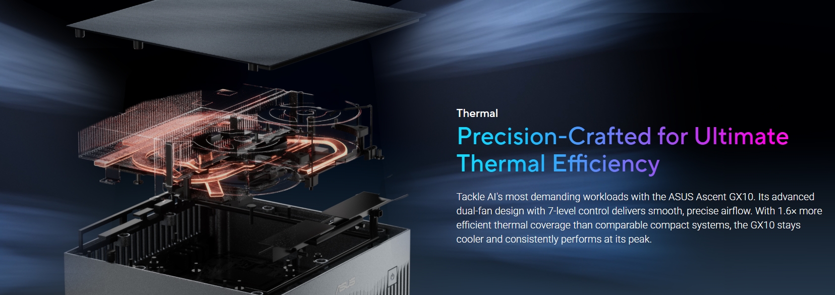 ASUS Ascent GX10 AI Supercomputer: NVIDIA GB10 Superchip, 128GB