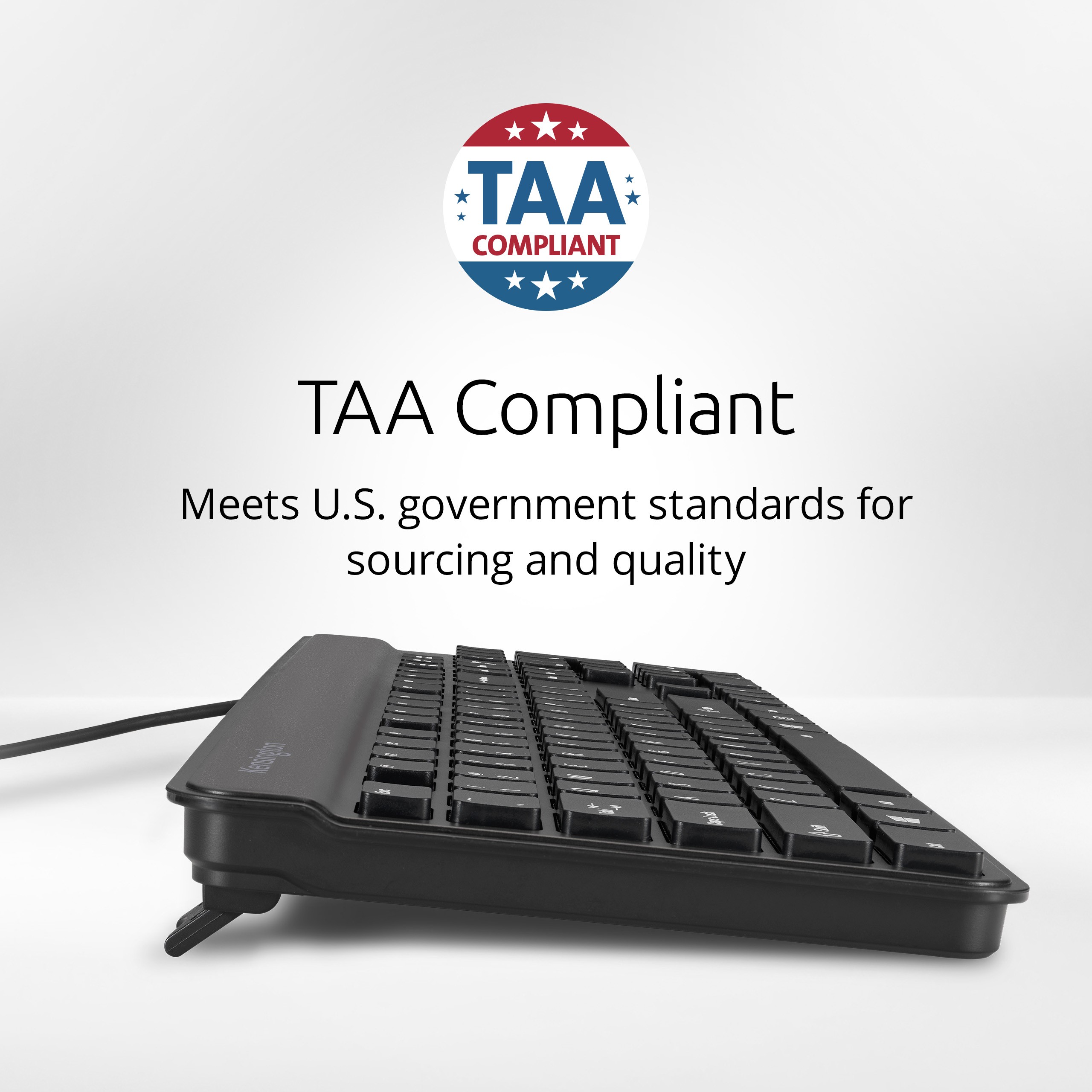 KB201 Simple Solutions™️ Wired Keyboard is TAA compliant. 