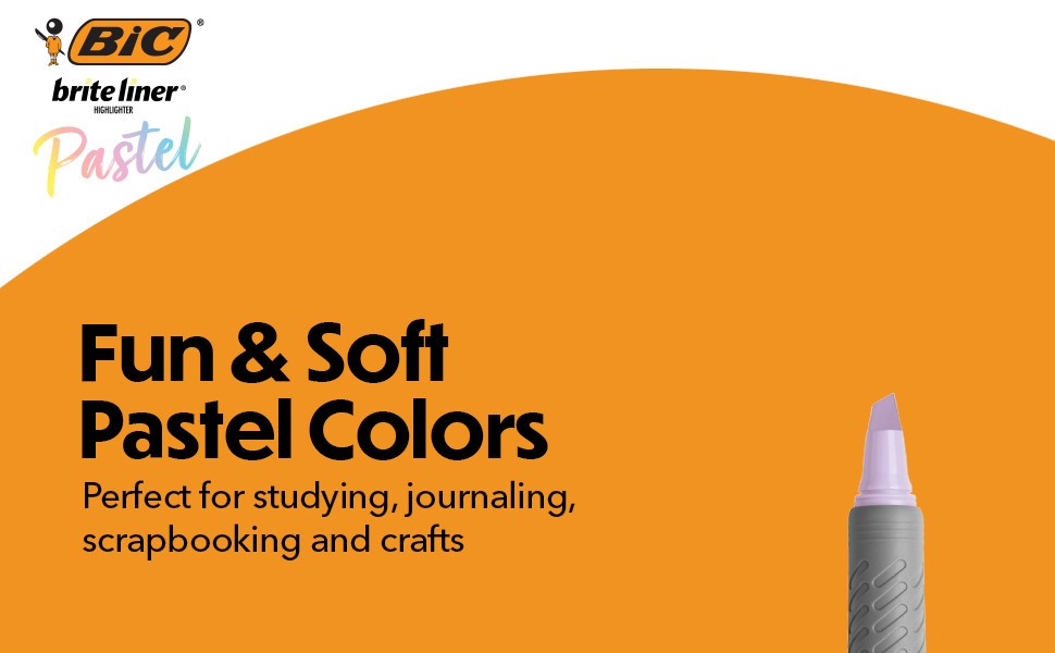 BIC Brite Liner Pastel Highlighters