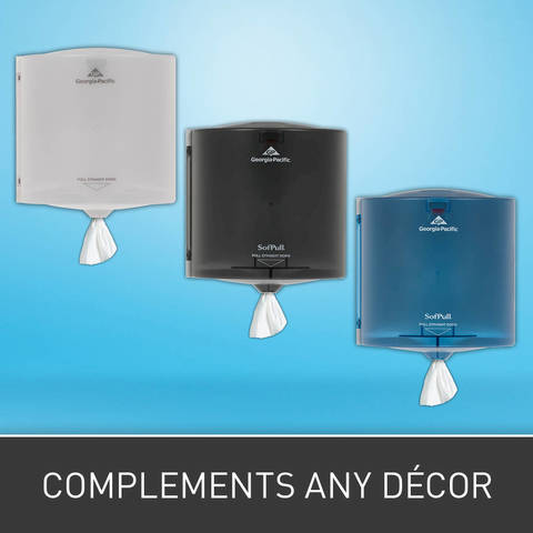 Upscale fashionable look appropriate for any décor. Available in Splash Blue, Translucent Smoke and Translucent White. 