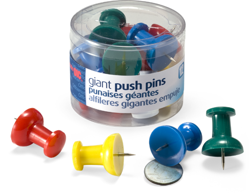 Giant Push Pins