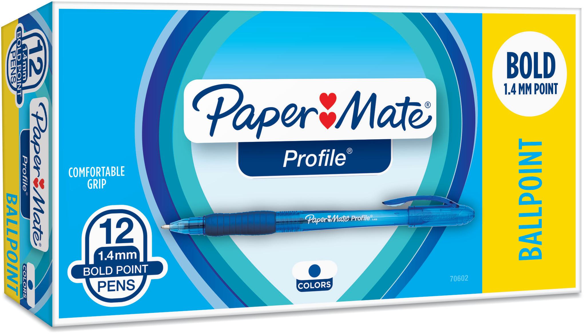  Paper Mate Profile Ballpoint Pens 