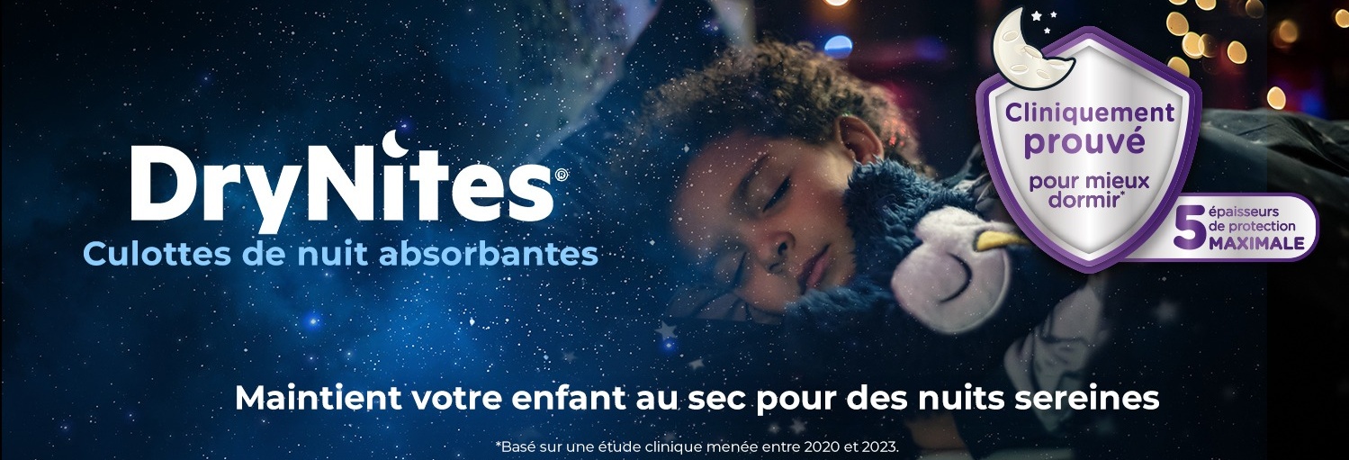 Culottes Nuit HUGGIES DryNites 3-5 Ans Garçons - Lot De 4 Paquets (64 Culottes), Motifs Spiderman