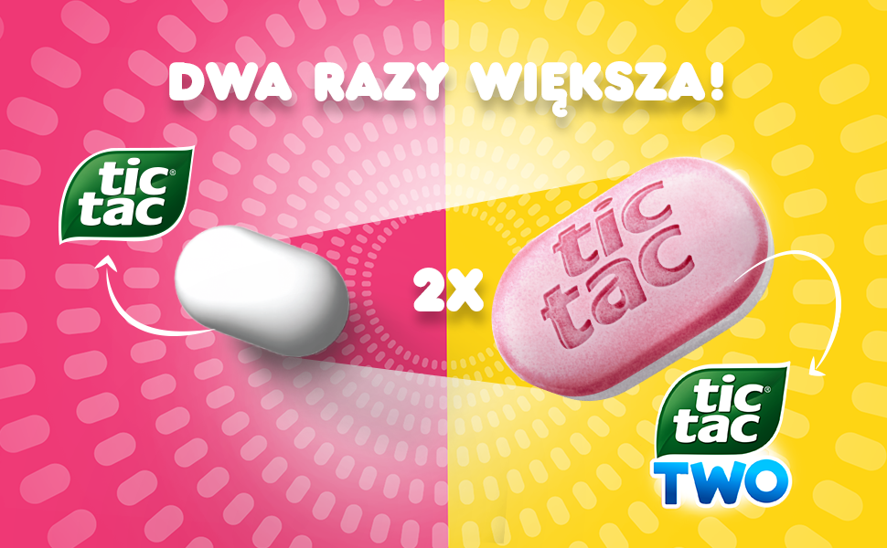 Dwa razy większa pastylka.