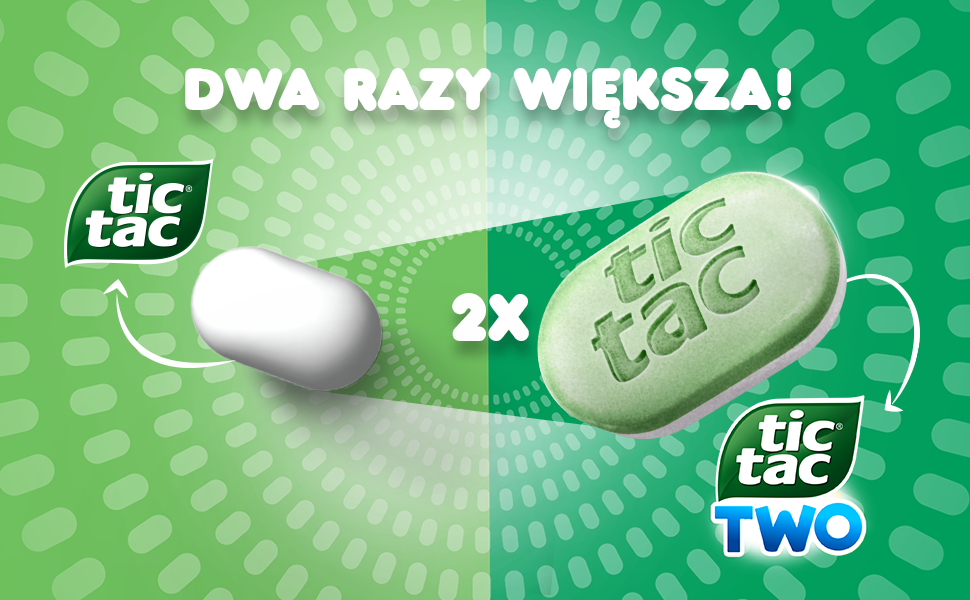 Dwa razy większa pastylka.