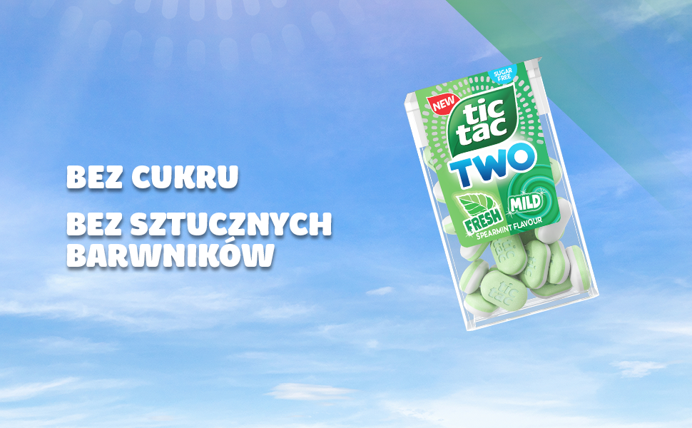 Bez cukru. Bez sztucznych barwników.