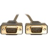 Tripp Lite 6ft Vga Monitor Gold Cable Molded Shielded HD15 M/m 6