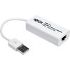 Tripp Lite Usb 2.0 Hi-speed To Gigabit Ethernet Nic Network Adapter White U236-000-GBW 00037332183279