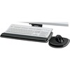 Standard Keyboard Tray - 4.5" Height x 30.5" Width x 20" Depth - Graphite, Black - Wood - 1