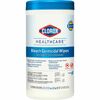 Clorox Healthcare Bleach Germicidal Wipes - Ready-To-Use - 9" Length x 6.75" Width - 70 / Canister - 1 Each - Disinfectant, Antimicrobial, Anti-corros