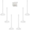 Tatco Plastic Stanchions and Chains - White Plastic 39" Post - White - 6 / Box